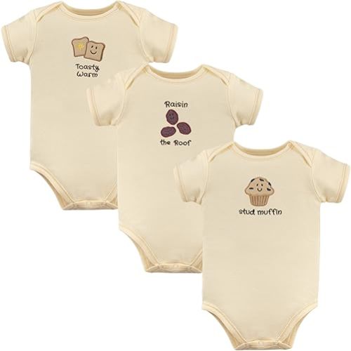 Touched by Nature Unisex Baby Organic Cotton Bodysuits