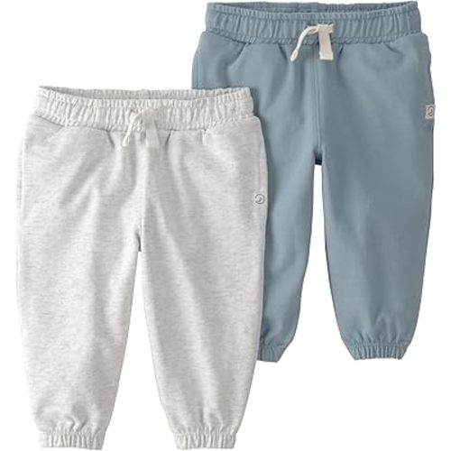 Little Planet by Carter's Unisex-Baby 2-Pack Pants Made with Organic Cotton