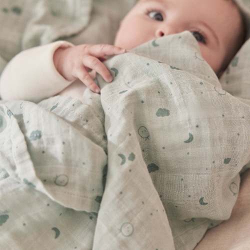 Pre-Washed Muslin Regular Swaddle & Burp Cloth