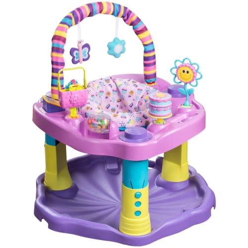 Evenflo Exersaucer Bouncing Activity Saucer, Sweet Tea Party