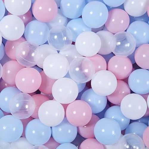 Ball Pit Balls Plastic Balls for Ball Pit Phathalate Free BPA Free Plastic Balls 100pcs 2.2" Set for Toddlers for Play Tent Tunnel