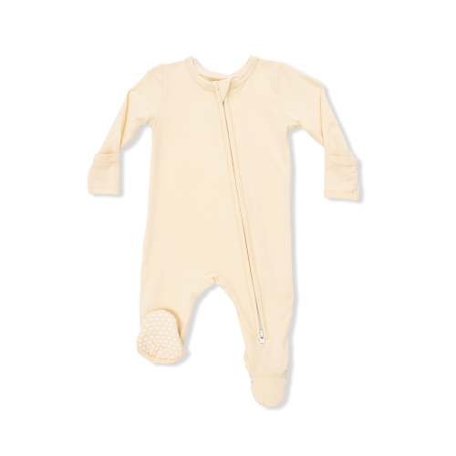 Solid Italian Straw - 2 Way Zipper Footie – Angel Dear