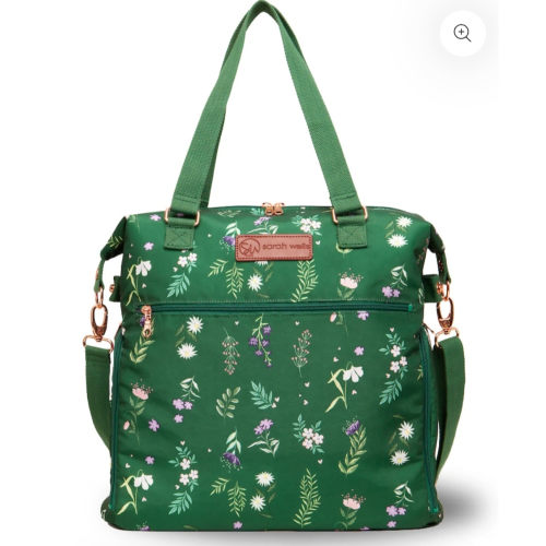 Lizzy Breast Pump Tote Olive You Elegant and Spacious for Pumping and Work Essentials – Sarah Wells Bags