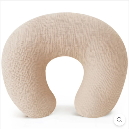 Konssy Muslin Nursing Pillow Covers, 100% Cotton Soft & Adorable Covers for Breastfeeding Pillows, Slipcovers for Newborn Baby Boys & Girls