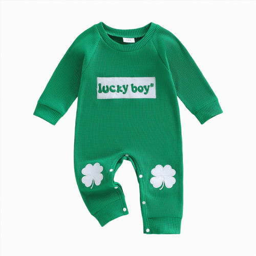 Gubotare Newborn Boy Clothes Baby Romper Jumpsuits Two Way Zipper Long Sleeve Footless Sleep and Play 0 3 6 9 12 18 24 Months (Dark Green,12-18 Months)