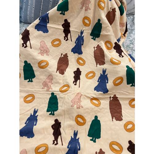 Lord of the Rings / Silhouettes / Baby Blanket / Lovey / Minky / Machine Washable