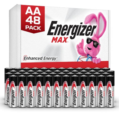 Energizer MAX AA Batteries, Double A Alkaline Batteries (48 Pack)