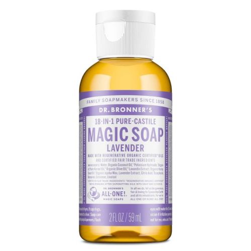 Dr. Bronner's Magic Pure Castile Liquid Soap Hand & Bodywash - Lavender - 2 fl oz