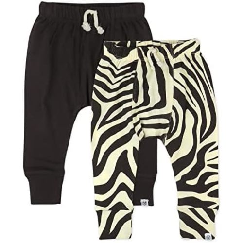 HonestBaby Multipack Honest Pants Joggers Pull on 100% Organic Cotton for Infant Baby and Toddler, Boys, Girls, Unisex