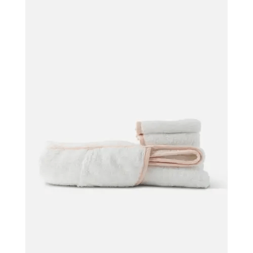 The Hooded Towel + 2 Washcloth Set - Coconut / Grapefruit