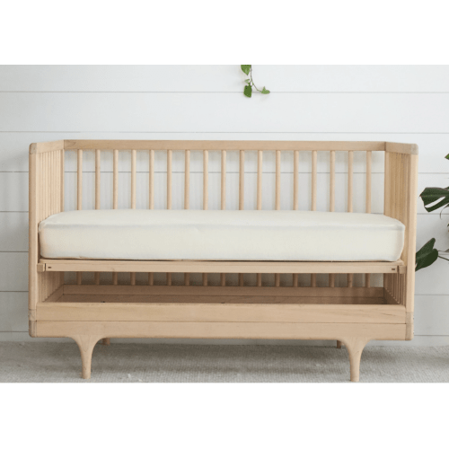 Organic Waterproof Crib Protector Pad | Avocado Green Mattress