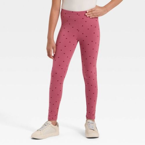 Girls' Heart Leggings - Cat & Jack™