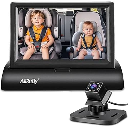 Baby Car Camera Monitor,Baby car Mirror,for USB/USBC/CigaretteLighter Ports, View Infant in Rear Facing Seat with Wide Clear View,Aimed at Baby-Easily to Observe The Baby's Every Move