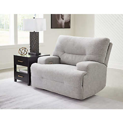 Acklen Place Next-Gen Nuvella™ Performance Fabric Dual Power Oversized Recliner