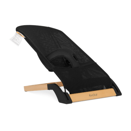 Evolur Koko Portable Infant Bouncer, Black