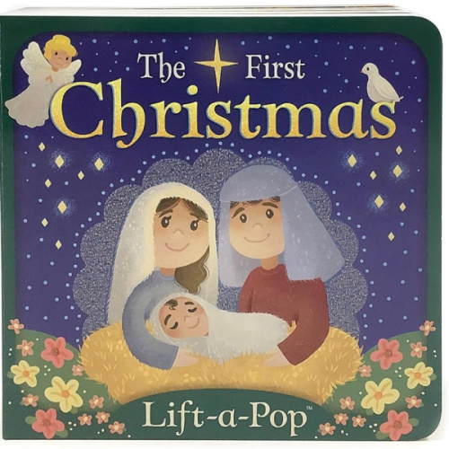 The First Christmas: Lift-a-Pop Pop-Up Nativity Board Book for Christians to Celebrate the Birth of Baby Jesus - Holiday Gift For Babies and Toddlers (Little Sunbeams)