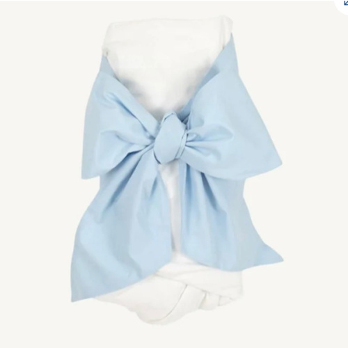 Bow Swaddle - Buckhead Blue