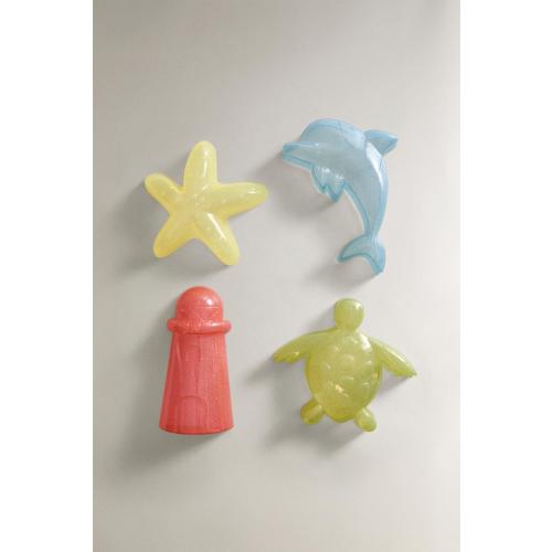 PACK OF KIDS' GLITTER BEACH MOLDS (PACK OF 4) - Multicolored | ZARA Canada