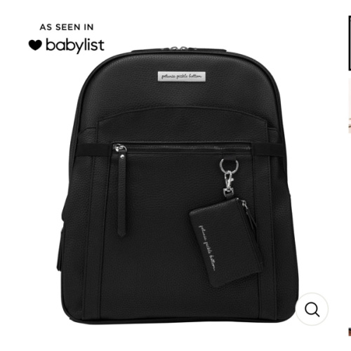 2-in-1 Provisions Breast Pump & Diaper Bag Backpack in Ebony