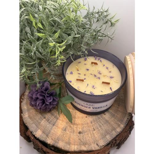 3 Wick Beeswax Candle | Certified Organic | Hand Crafted & Hand poured | Eco-Friendly, 16oz