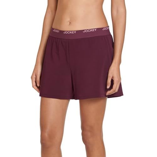 Jockey Women's Sleepwear Worry Free Cotton Stretch Heavy Absorbency Period Sleep Short