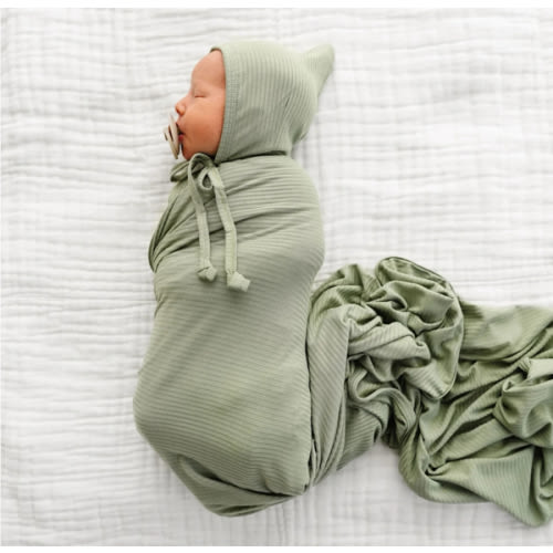 Ellis Ribbed Swaddle Blanket