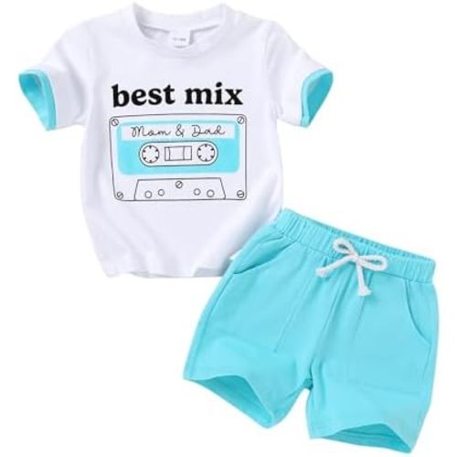 YOUNGER TREE Toddler Baby Boy Summer Clothes Dinosaur T-Shirt and Shorts Boy Outfits 12 Months to 4T