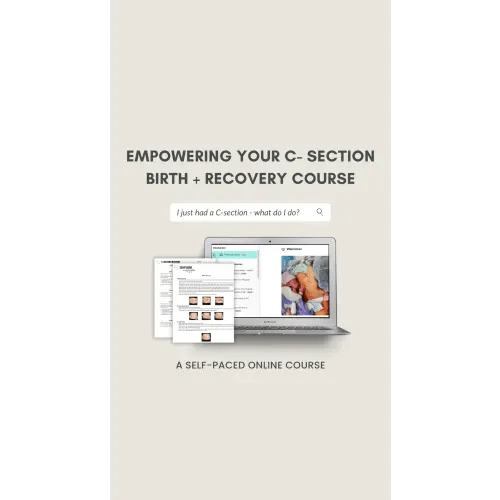 C-section Recovery Course — Expecting & Empowered