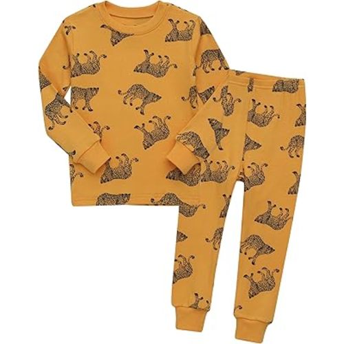 Vaenait baby 6M-12Y Infant Kids Toddler Girls Boys Soft Comfy Modal Tencel Sleepwear Pajamas 2pcs Set