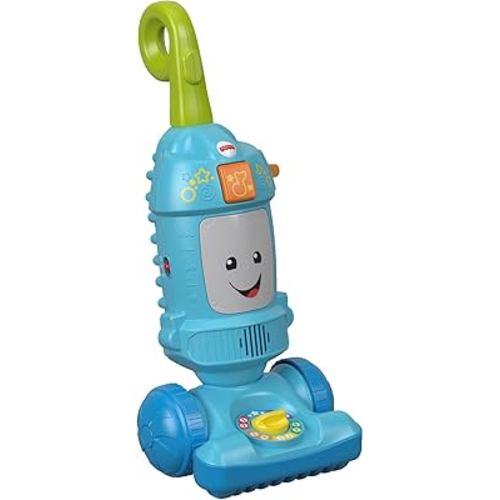 Fisher-Price Toddler Toy Laugh & Learn Light-Up Learning Vacuum Musical Push Along for Pretend Play Infants Ages 1+ Years (Amazon Exclusive)