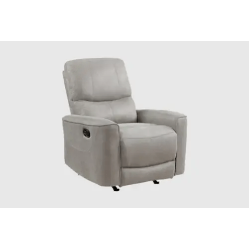 Viggo 36" Grey Manual Rocker Recliner