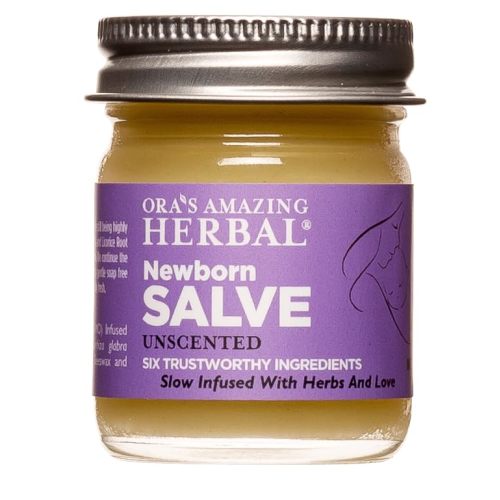Ora's amazing Herbal, Newborn Salve, Diaper Rash Cream, Calendula Baby Balm, EWG Verified Baby Ointment, Acne Eczema, Butt Cream, Infant Massage, Natural Paraben Free, Good for Sensitive Skin 1 oz