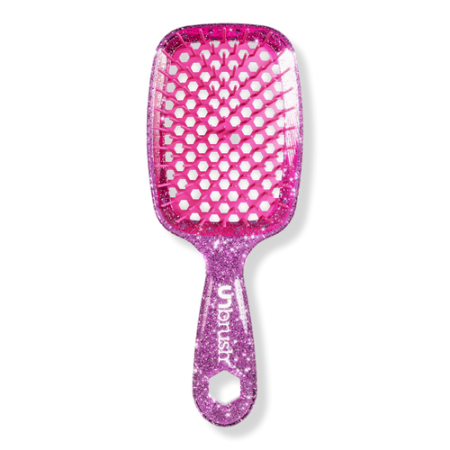 Detangling Hair Brush - Glitter Rose Quartz