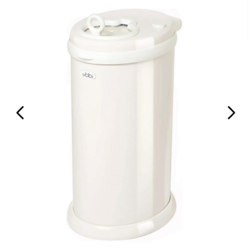 UBBI Steel Diaper Pail - Ivory