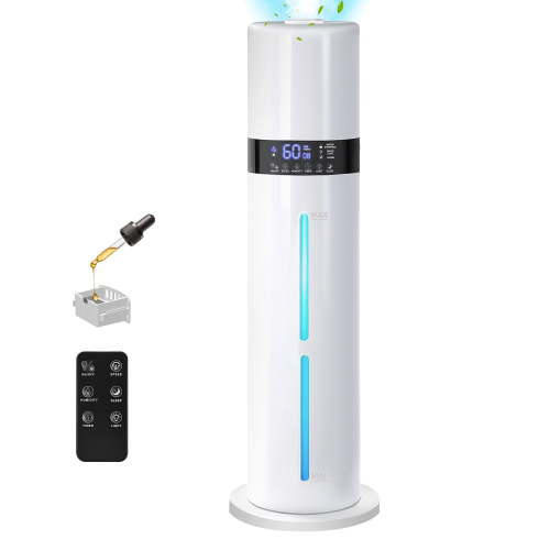 9L Humidifier for Room and Bedroom, Easy Top Fill, Smart Humidity Control with Remote Access, Quiet Humidifiers, Essential Oil Diffuser