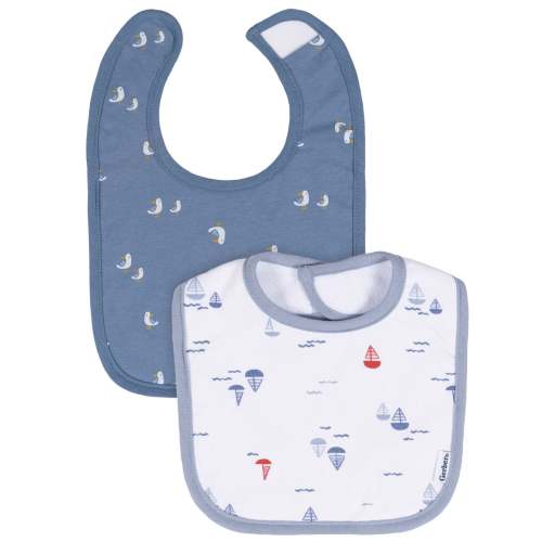 2-Pack Baby Boys Little Lighthouse Dribbler Bibs