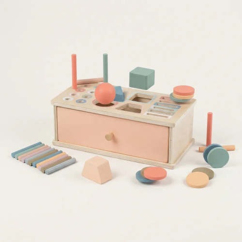 SproutHands™ Wooden Shape Sorter Toy