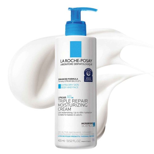 La Roche-Posay Body Moisturizer, Lipikar AP+M Triple Repair for Dry Skin with Niacinamide, 13.5 Ounces, 6.76 Ounces
