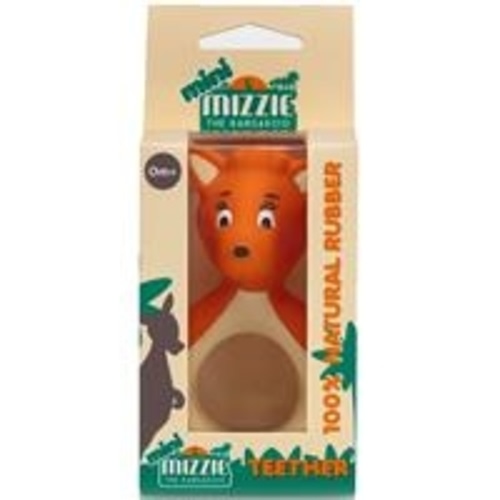 Buy Mini Mizzie The Kangaroo Baby Teether 100% Natural Rubber Baby Teether Online at Chemist Warehouse®