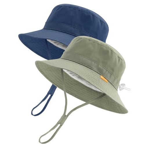 FURTALK Baby Sun Hat Toddler Boys Girls Bucket Hat for Kids 0-5 Years UPF 50+ Sun Protective Child Summer Beach Hats