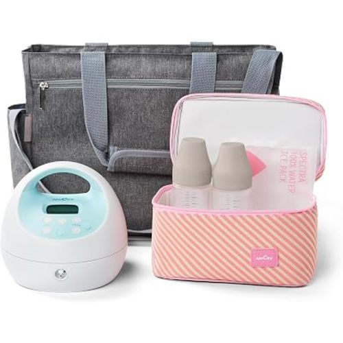 Spectra Baby S1 Plus Electric Breast Milk Pump with Tote, Bottles & Cooler