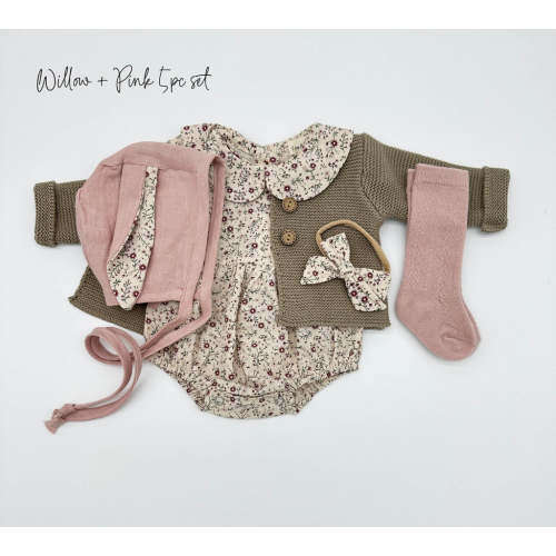 Pink Floral Allie Romper Set – Olive and Cradle