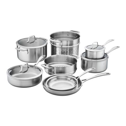 ZWILLING Spirit 3-Ply 12-pc, Stainless Steel, Cookware Set