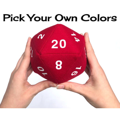 Custom Small Stuffed DnD Dice - Made to Order