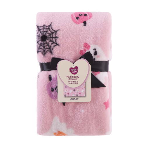 Parent's Choice 30" x 36" Ghost Baby Blanket, Pink