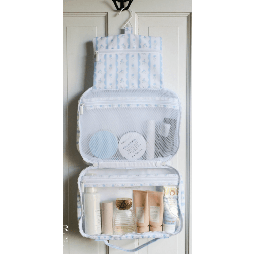 Hanging Bag - Ribbon Floral Blue