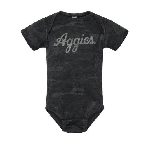 Infant Aggies Onesie - Storm Camo - The Warehouse at C.C. Creations