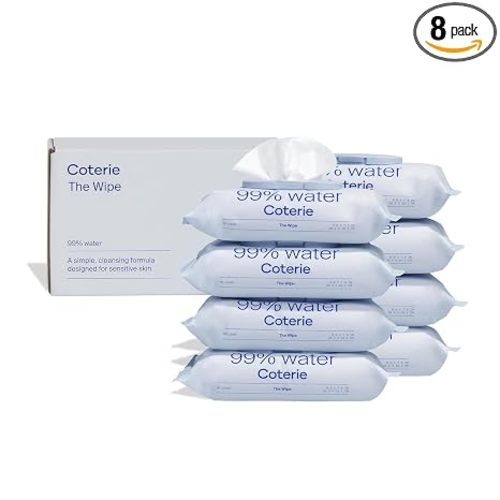 Coterie Baby Wipes for Sensitive Skin, 8-Pack (448 Count)