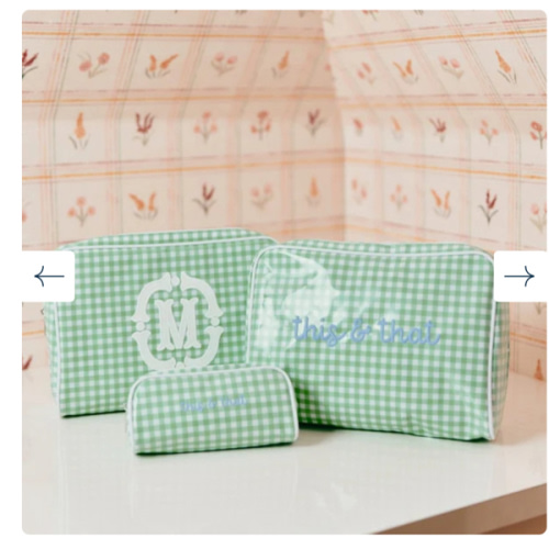 Patterned Toiletry Bag | Weezie Towels