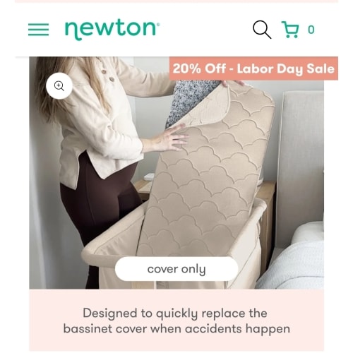 Newton Extra Bassinet Mattress Cover
